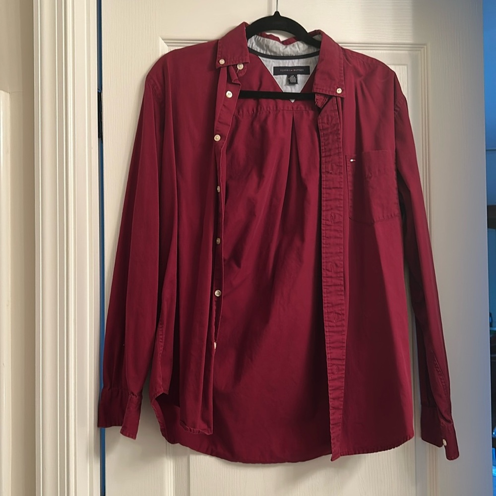 S/P Tommy hillffiger button down shirt Euc